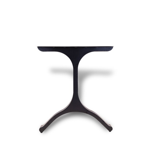 우드슬랩다리 위시본 BLACK STEEL   테이블다리 1set   규격 : 높이 700 x 610 x 130