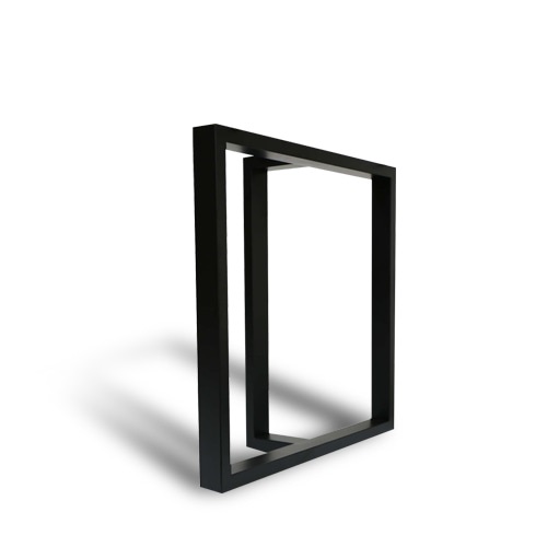우드슬랩다리 아르마니 BLACK STEEL  테이블다리 1set   규격 : 높이 700 x 680 x 210